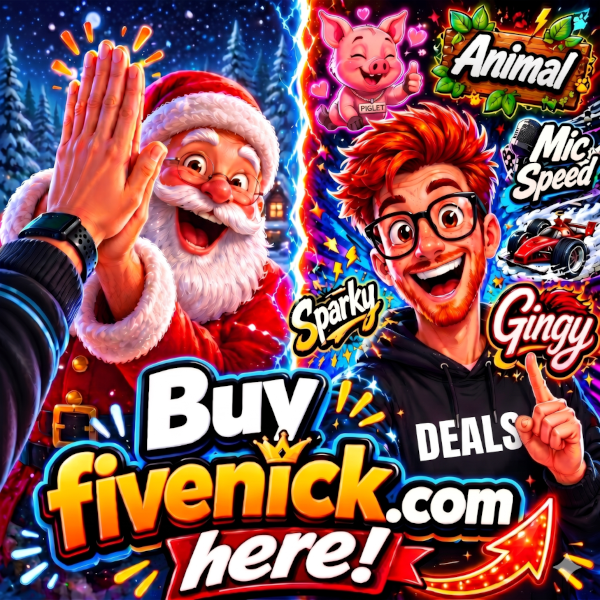 An A I created advertisement to try and sell a webiste name, namnely five nicks dot com